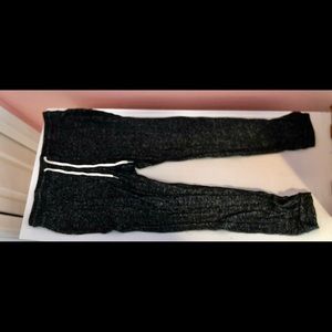 Heather Black Joggers